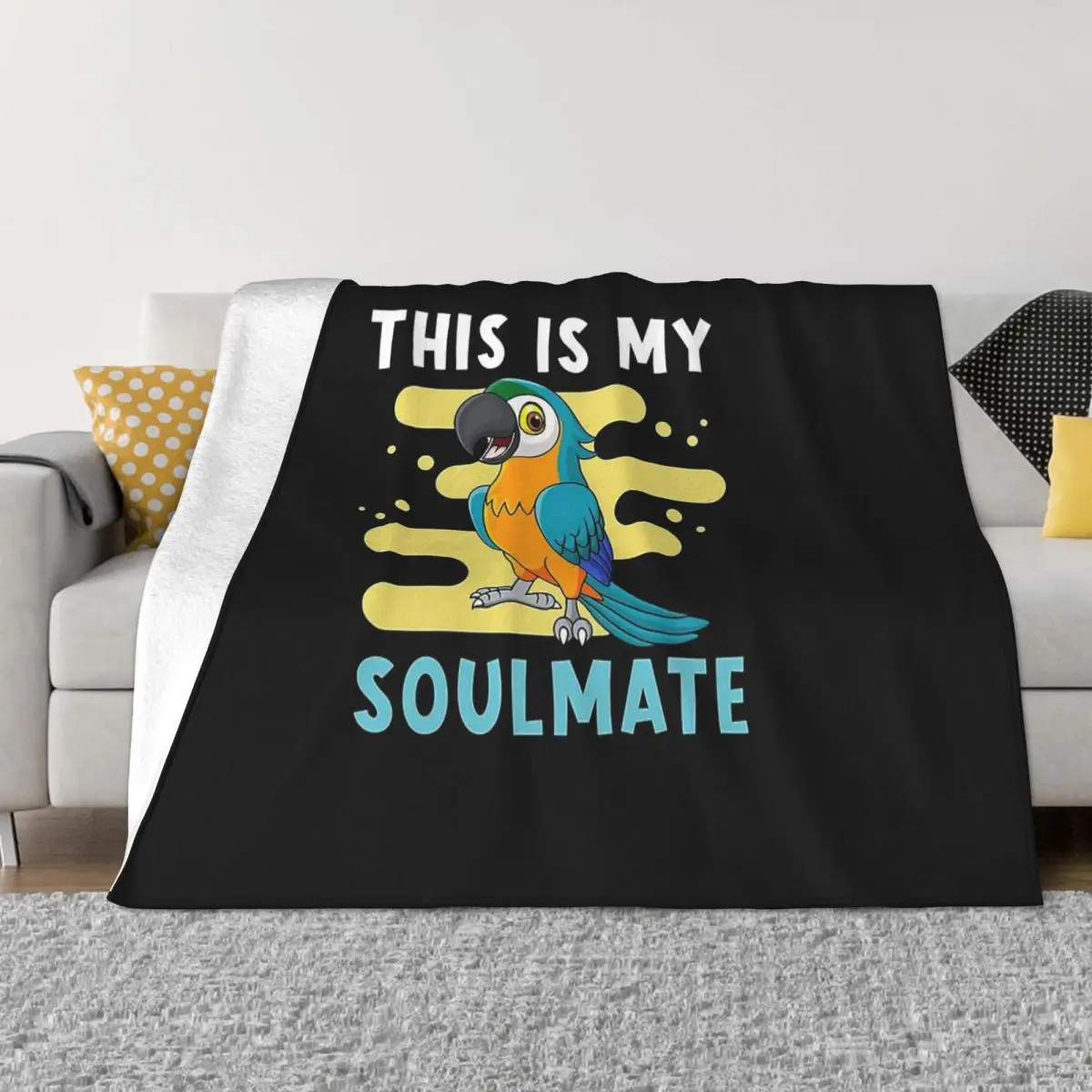 

Милые и классные переносные теплые одеяла в виде попугаев, ара, птицы, постельное белье для путешествий