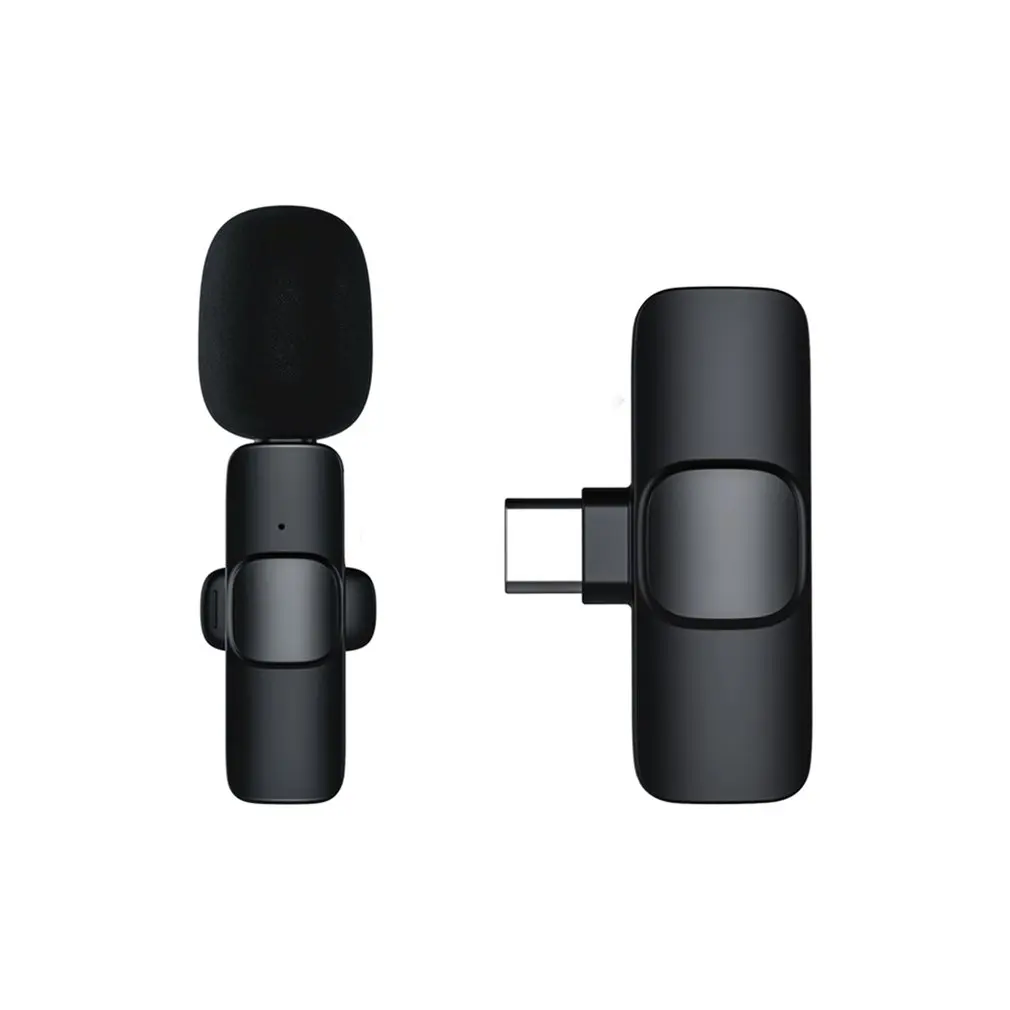 

Беспроводной петличный микрофон, Мини конденсаторный микрофон с зажимом для смартфонов и ноутбуков, с шумоподавлением, Hands-free
