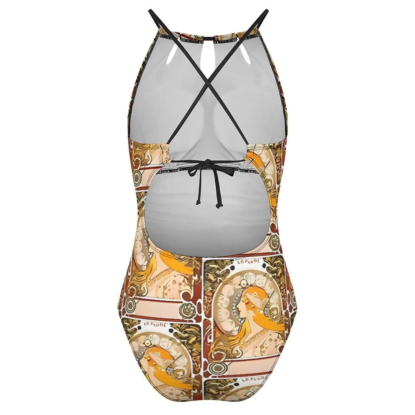 Купальник Art Nouveau Alphonse сексуальный купальник Maria Mucha Zodiaque цельный классический