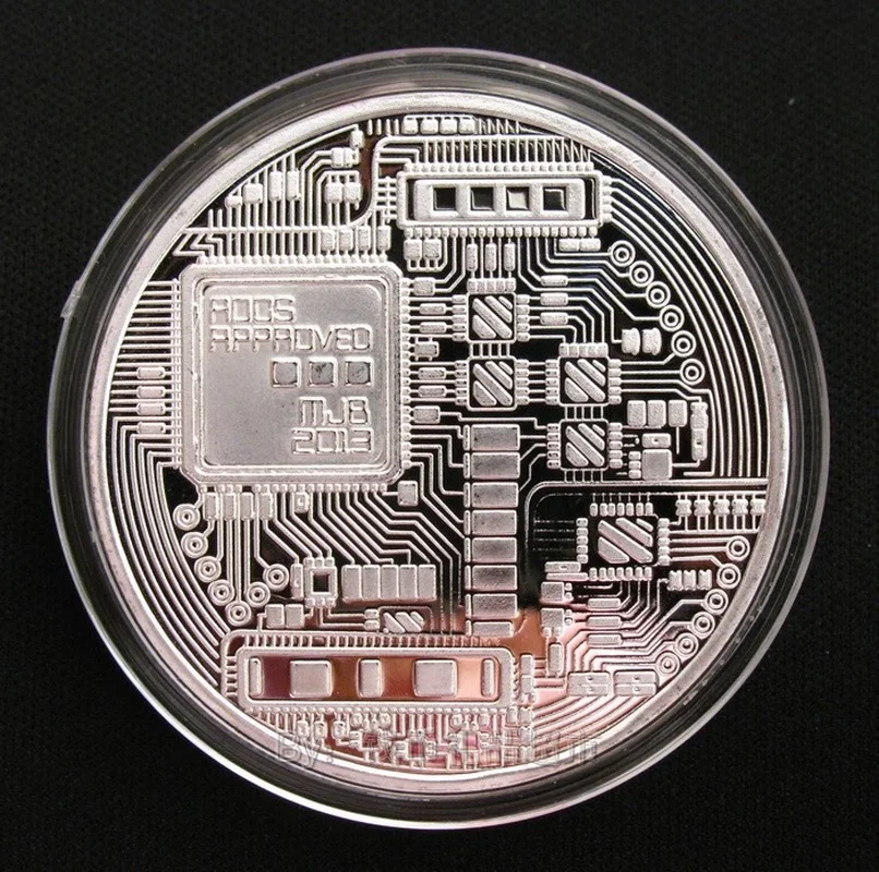 Позолоченная монета Биткоин коллекционный подарок Casascius Бит арт-коллекция монет