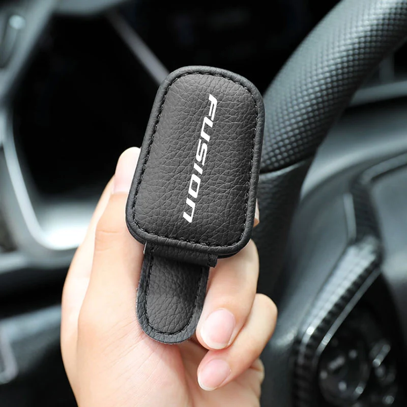 

Автомобильный держатель для солнцезащитных очков Ford Fusion, многофункциональный зажим для очков, зажим для купюр, автомобильные аксессуары, а...