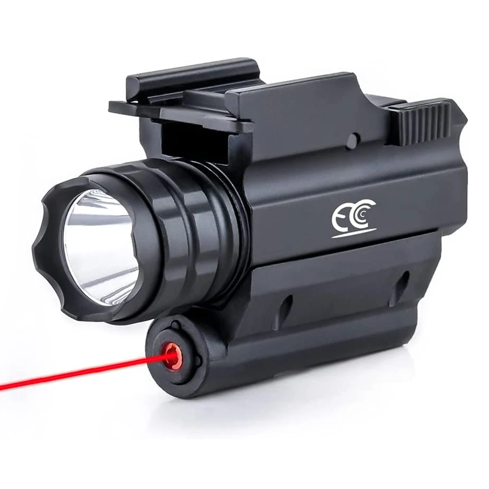

Tactical Red Laser Sight with 500 Lumens LED Flashlight Military Army Rifle Weapon Light 20mm Picatinny Rail for Hunting Shotgun