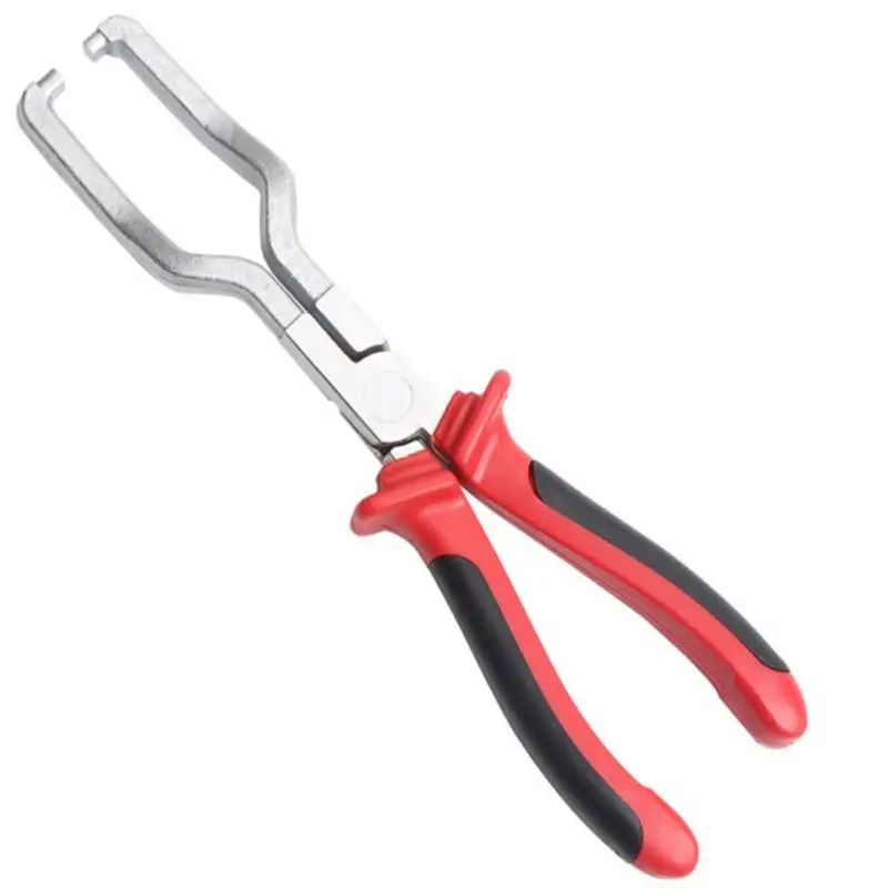 

Fuel Line Clip Pipe Plier Disconnect Removal Tool Car Hose Clamp Plier Car Angled Clip Plier Tube Bundle Removal Repair Tool