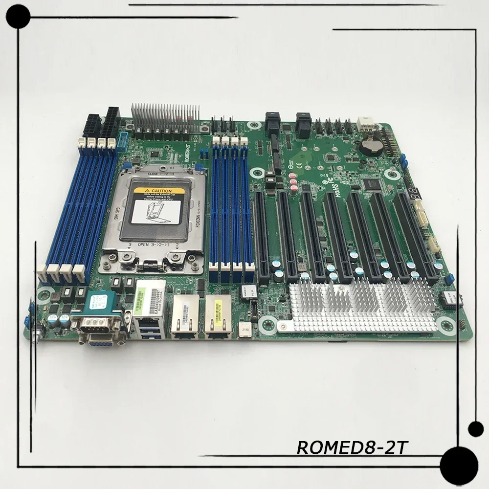 ROMED8-2T для серверной рабочей станции Asrock материнская плата SP3 LGA4094 DDR4 PCIE 4.0