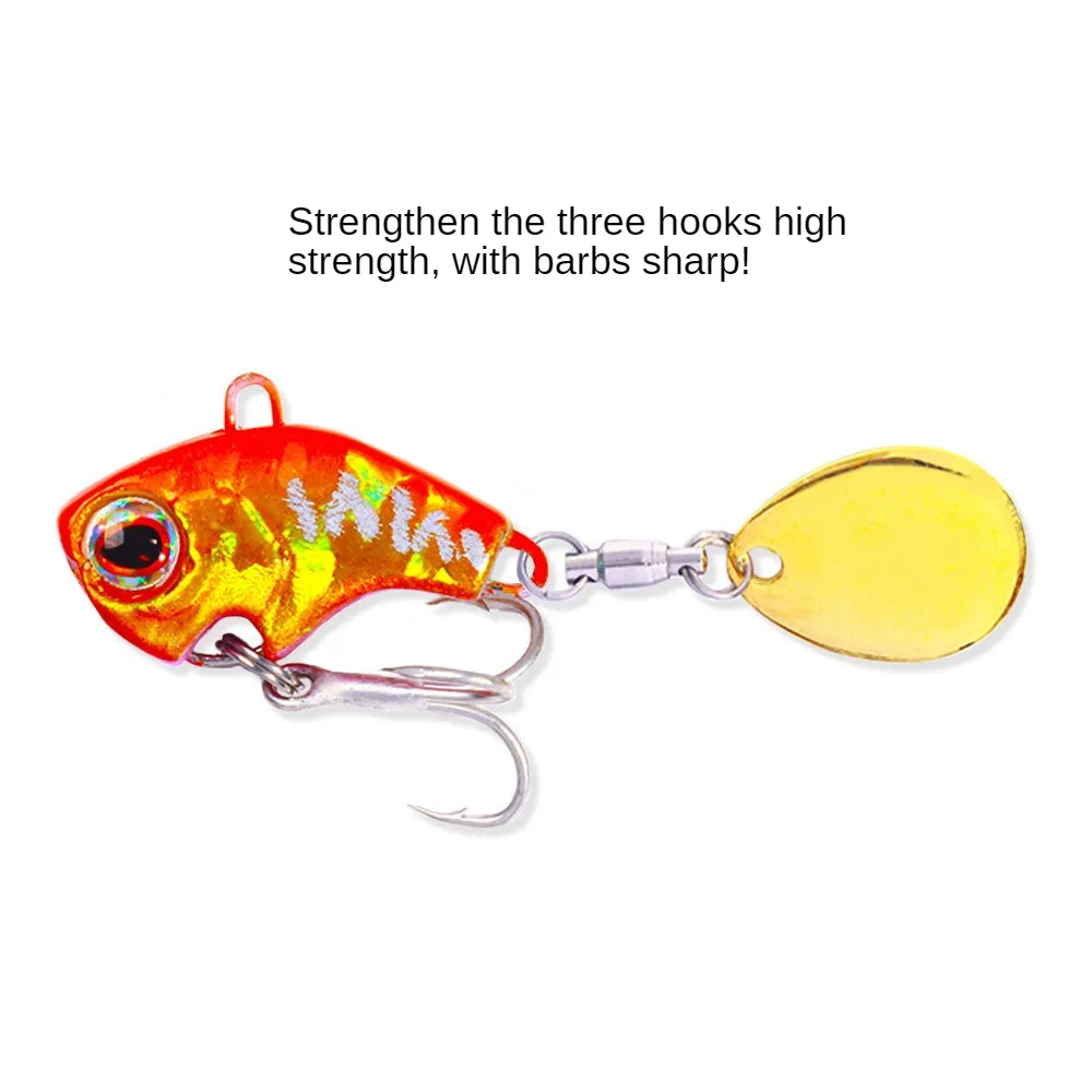

Rotating Metal VIB Vibration Bait Spinner Spoon Fishing Lures 5g 10g 20g Jigs Trout Winter Fishing Hard Baits Tackle Pesca