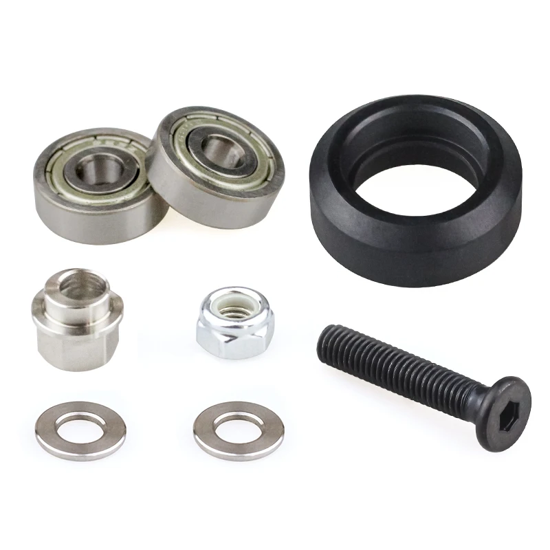 

4 шт./лот, сильный Delrin POM, комплект однотонных V-образных колес для алюминиевых профилей с V-образным пазом, детали 3D-принтера