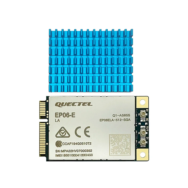 Новый модуль Quectel EP06-E Mini PCIe EP06ELA-512 IoT/M2M оптимизированный LTE-A Cat6 с радиатором