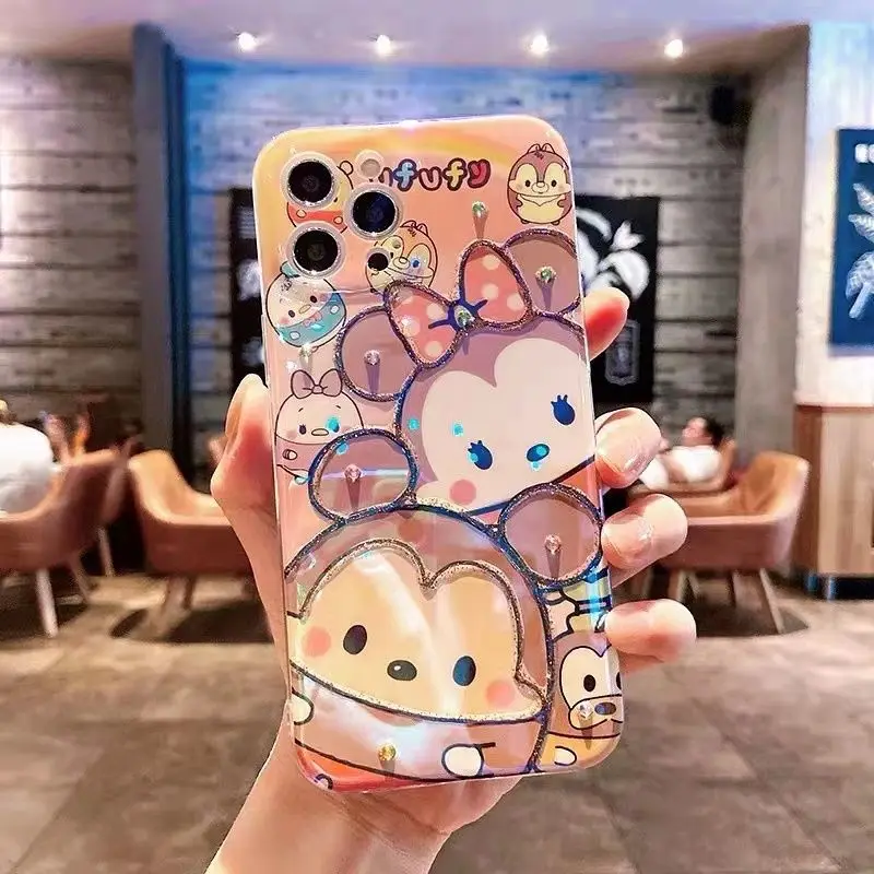 disney mickey blu ray diamond phone case for iphone 11 12 13 pro max 11pro 11promax 12pro 12promax 13pro 13promxa xs max cover free global shipping