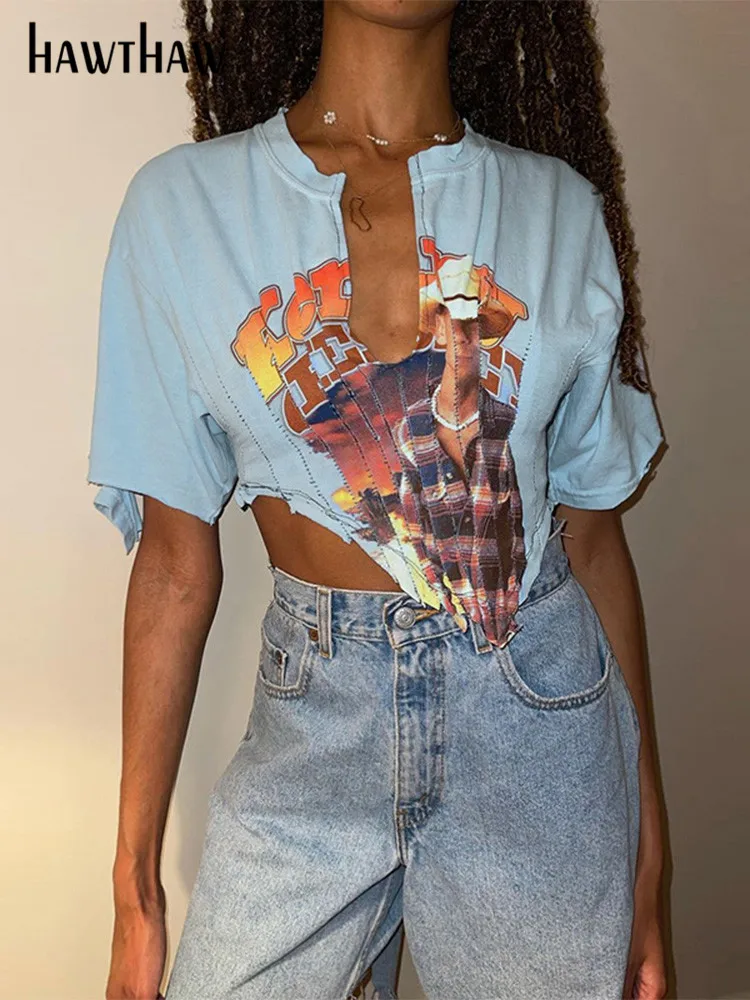 

Женская футболка с коротким рукавом и V-образным вырезом