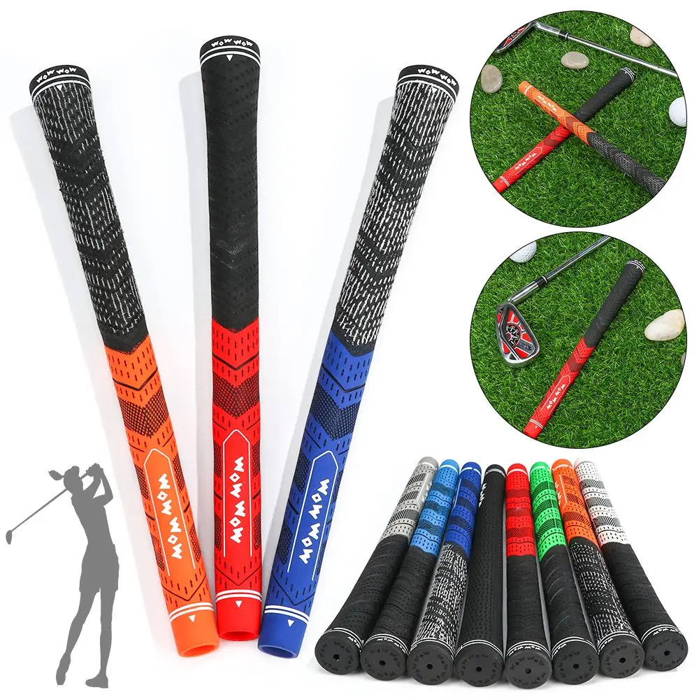 

Universal Golf Club Grips Rubber Handle Swing Trainer Stable Standard Grip Non-Slip High Traction Golf Iron Grip All Weather