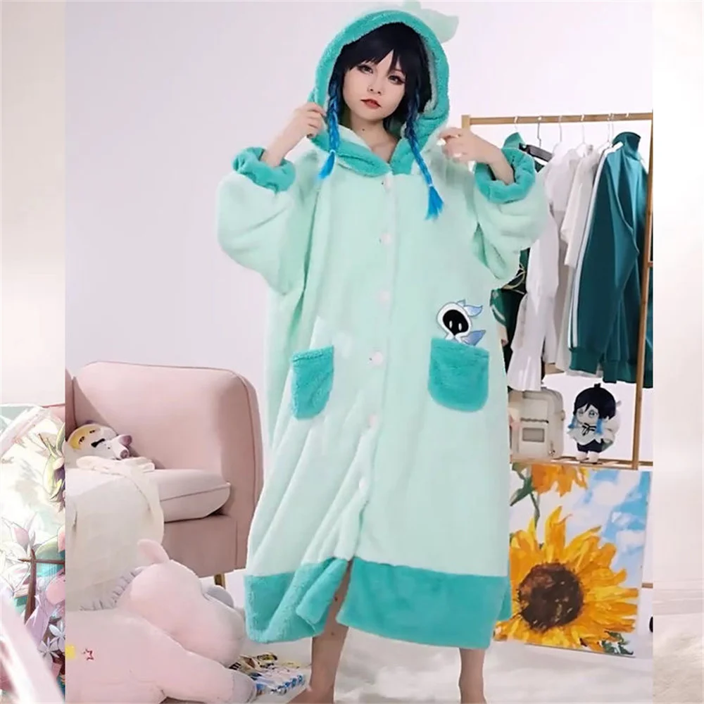 Genshin Impact Xiao Hutao Ghost Wanderer Traveler Kazuha Косплей Одеяло Плащ Накидка Забавная флисовая