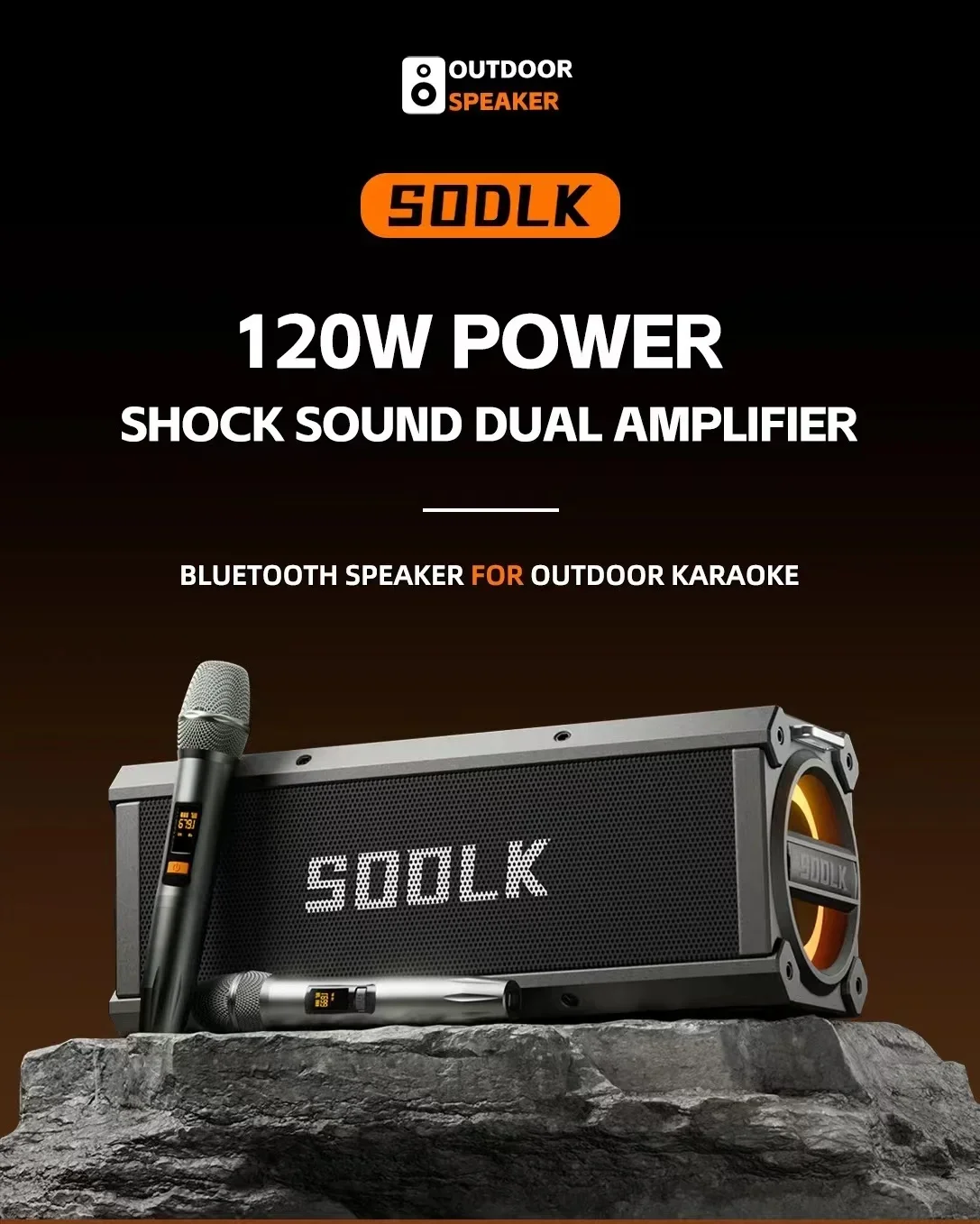 Bluetooth-Колонка SODLK T200 Plus 120 Вт