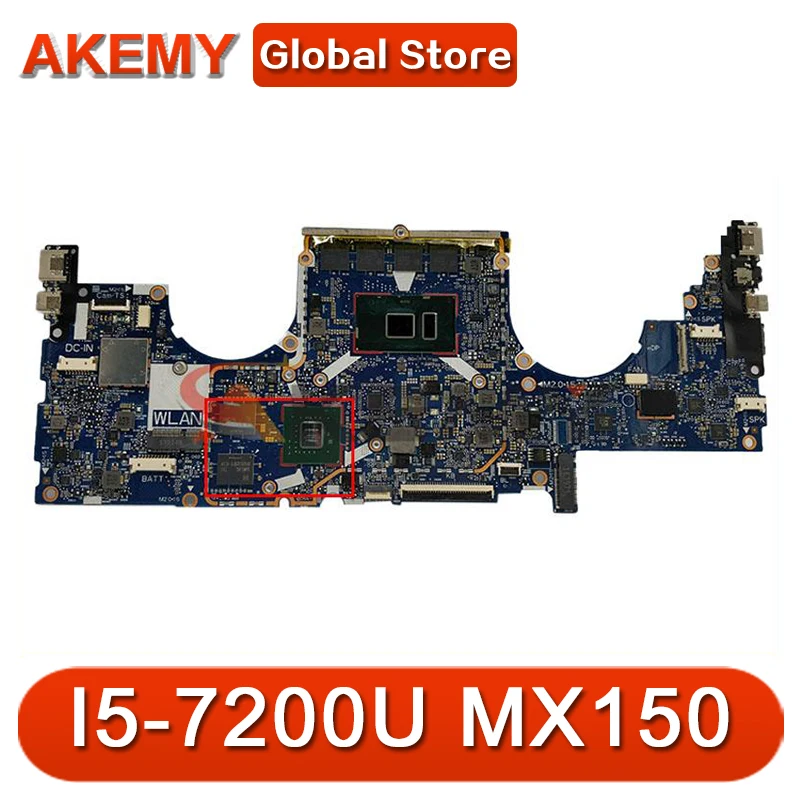 

FOR HP ENVY 13-AD Laptop Motherboard 6050A2919201 926317-601 926317-501 926317-001 I5-7200U 8G RAM MX150 GPU Test work