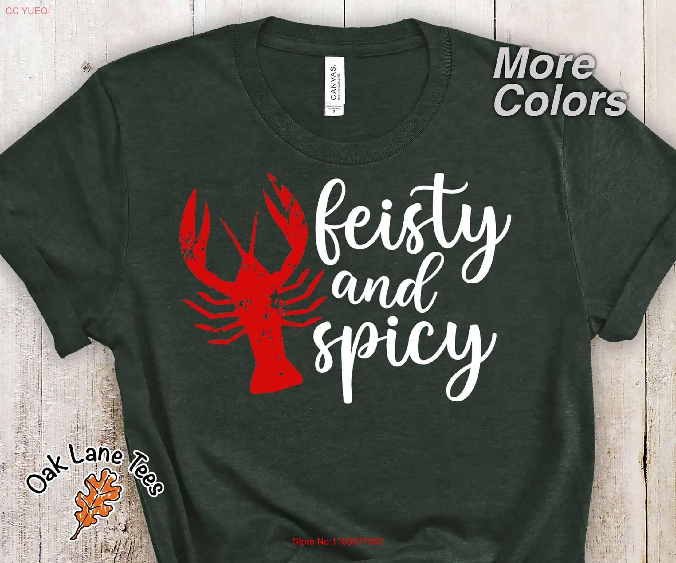 Футболка CRAWFISH с длинными или короткими рукавами Boil Funny Spicy Party