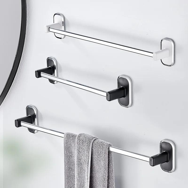 

Towel Rack Over Door Towel Bar Hanging Holder Stainless Steel Bathroom Kitchen Cabinet Towel Rag Rack Shelf Hanger