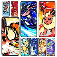 pokemon cute anime phone case for realme 8 7 6 pro c21 c3 c11 shell oppo a53 a52 a9 a54 a15 a95 reno7 se reno6 pro 5g z cover