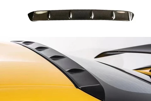 Подходит для: Toyota Supra A90 Modified AG Carbon Fiber Top Wing Bull Demon King A90 A91 Body Kit