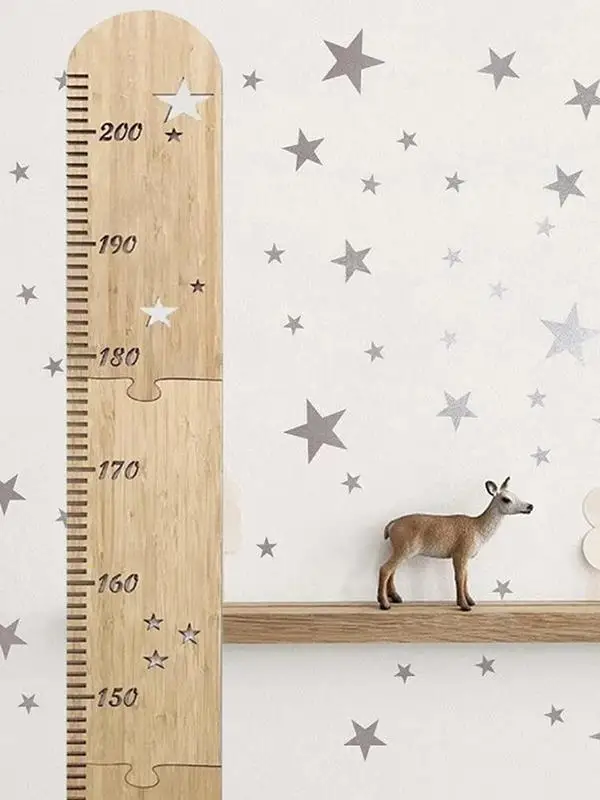 

Нордическая деревянная линейка для роста ребенка, детский измеритель высоты, украшение комнаты, настенный измерительный прибор, Линейка 50-200 см ro