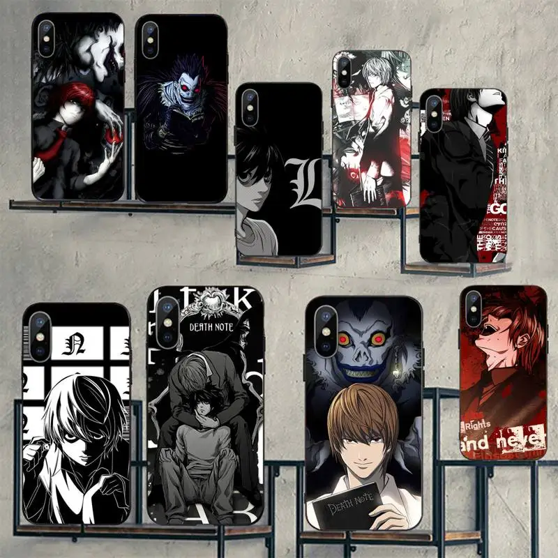 

death note anime Phone Case For iphone 11 13 12 14 x xs xr pro max mini