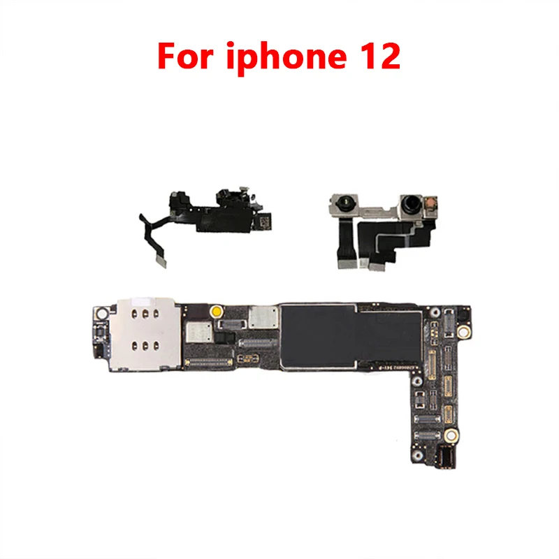 Cena W Pełni Przetestowane Autentyczne Płyty Głównej Dla IPhone 12 Mini 64g/128g/256g Oryginalna Płyta Główna Z Twarzy ID Czyszczone ICloud Darmowa Wysyłka