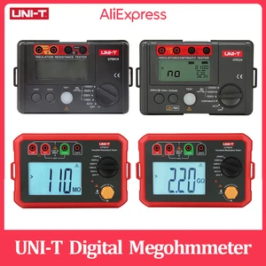 UNI-T Digital Megohmmeter Insulation Continuity Resistance Tester UT501A UT501C UT502A UT502C Megger Auto Range Ohm Meter