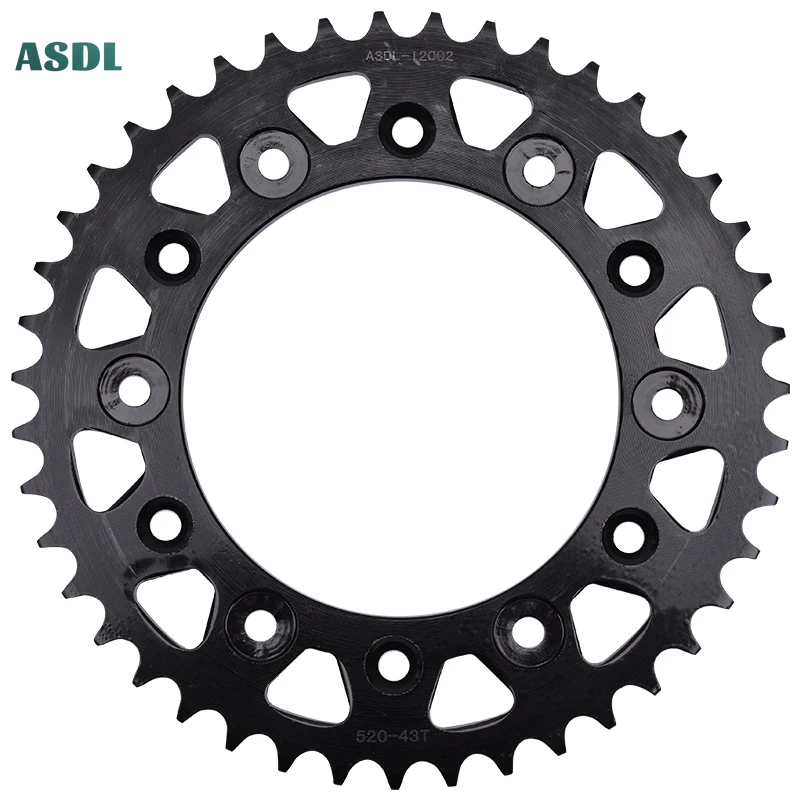 520 43T 14T Передние Задние звездочки для Honda XR250 S 1996 CRM250 AR MD32 97-99 MD24 XR250IS Baja 1997-2007