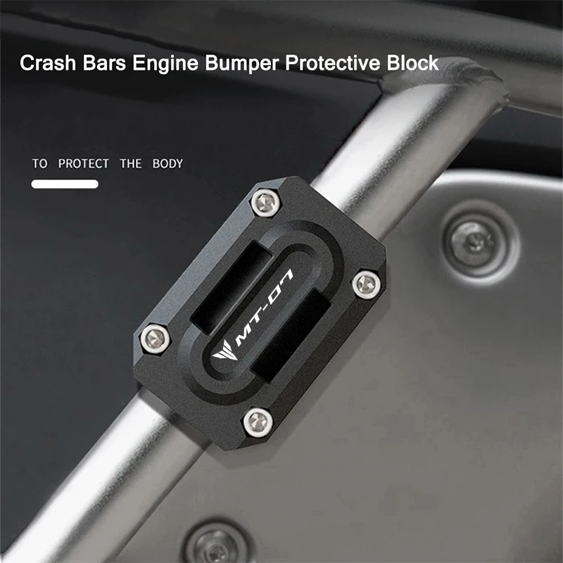 Фото Для Yamaha MT07 MT09 MT03 MT10 Tracer MT 03 07 09 10 MT-09 SP Защита бампера двигателя мотоцикла защита Бампера 2021 2023 2024 №3