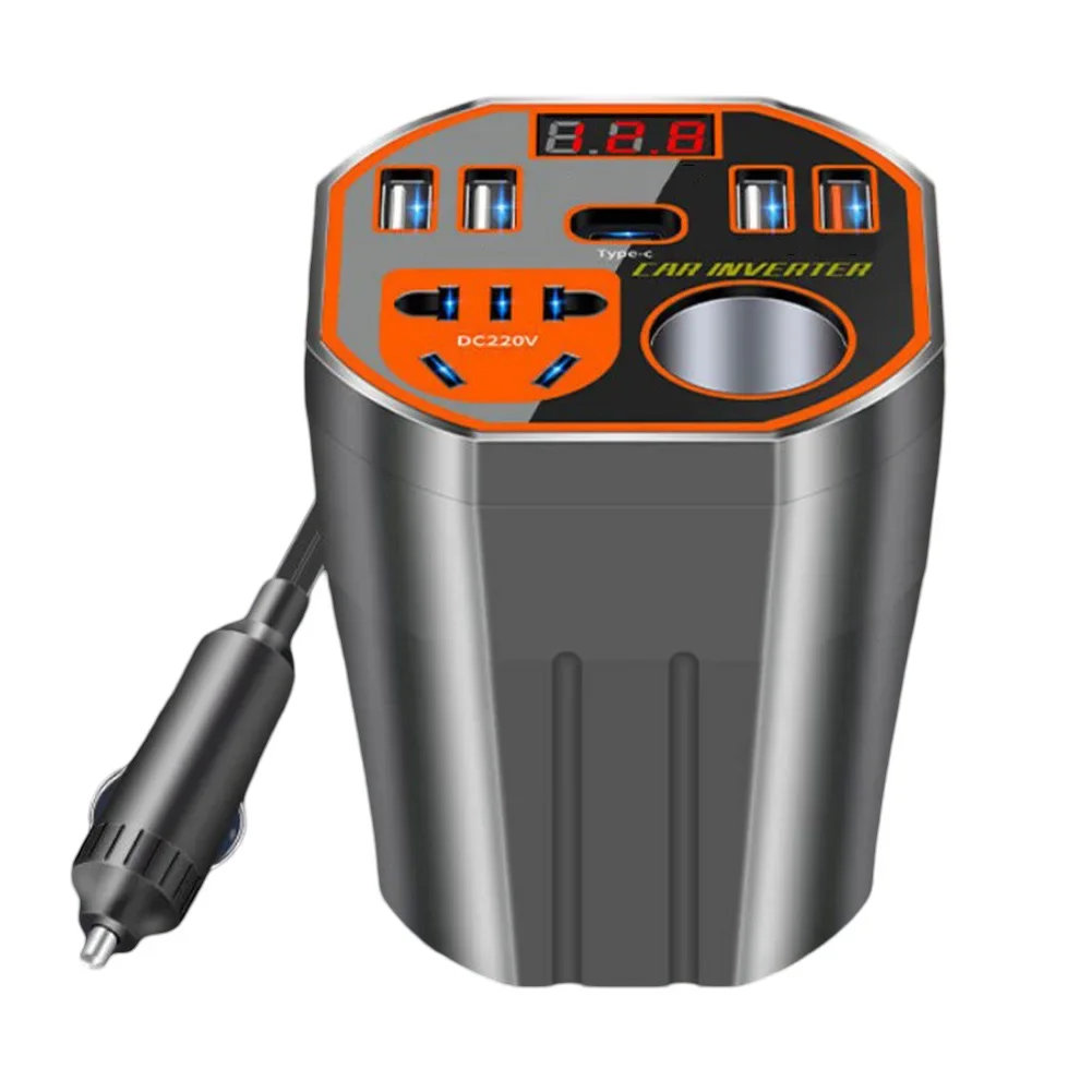 Автомобильный преобразователь напряжения из АБС-пластика зарядное устройство