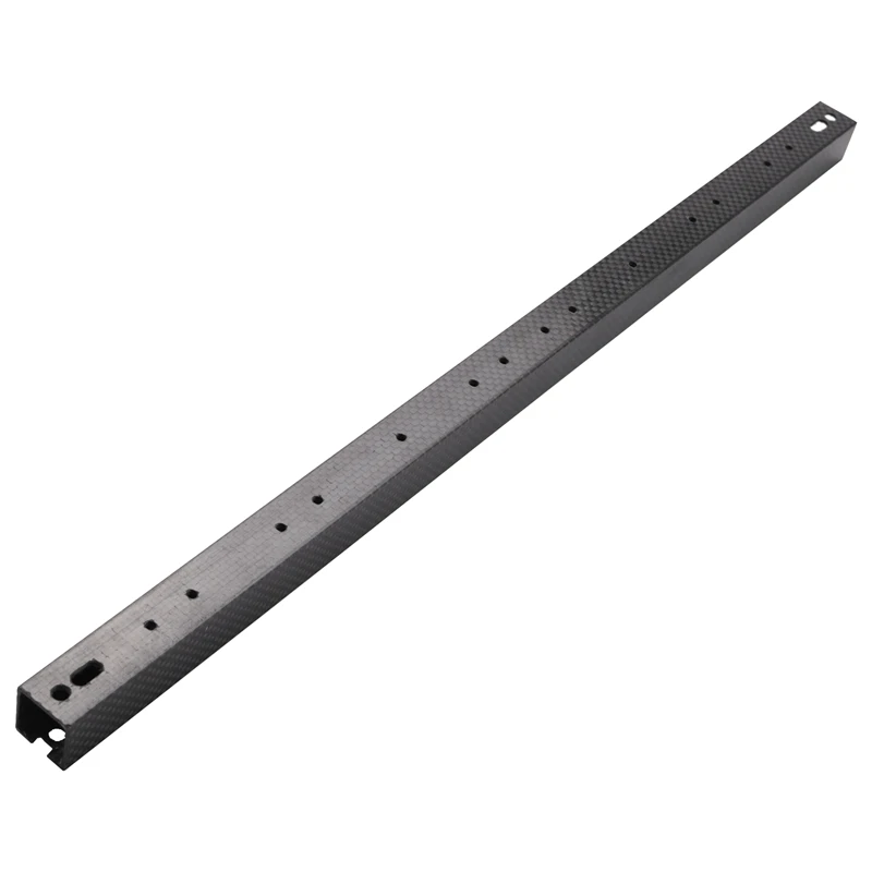 

1Pcs CNC BLV-CF-Tube Drilling Carbon Fiber Roll Wrapped Twill Square Tube For BLV MGN Cube 3D Printer