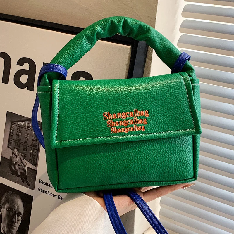 

Popular Small Bags Spring and Summer Women 2022 New Fashion Ladies Messenger Bag Texture All-match Portable Small Square Bag