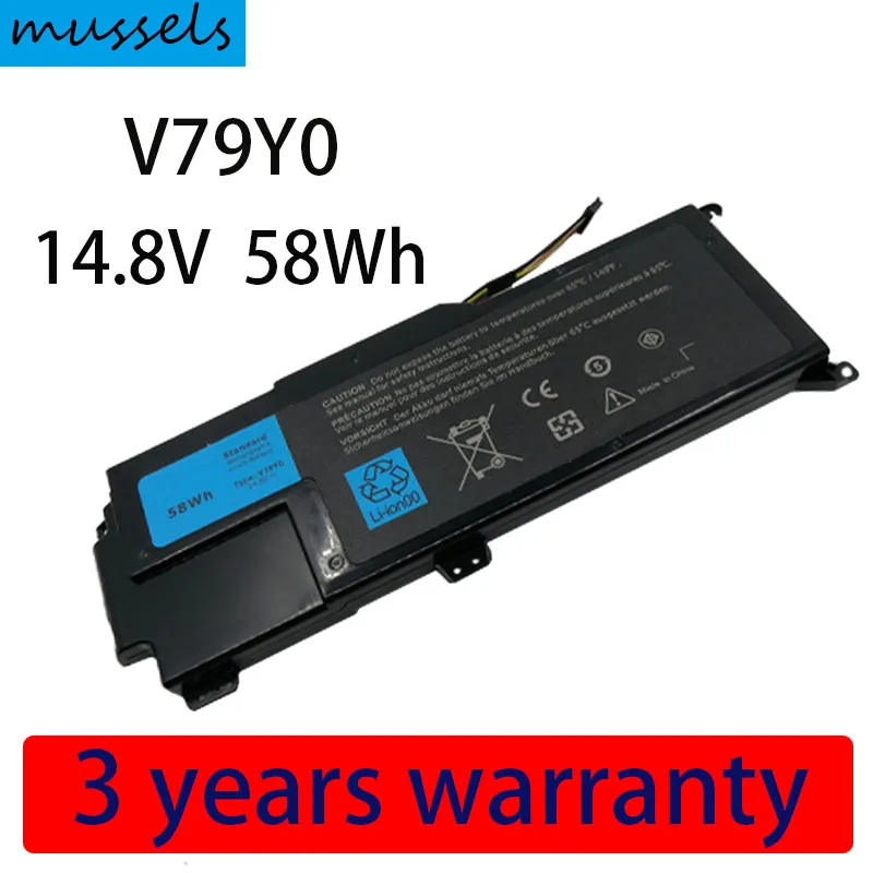 

14.8V 58Wh Original V79Y0 V79YO YMYF6 0YMYF6 Laptop Battery For Dell XPS L412x L412z 14z 14Z-L412X 14Z-L412Z Tablet