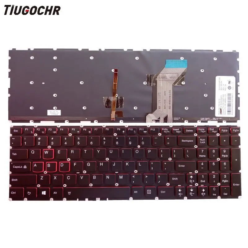 Новинка для Lenovo Y700-15 Y700-15ISK Y700-17ISK Y700-15ACZ US клавиатура с подсветкой