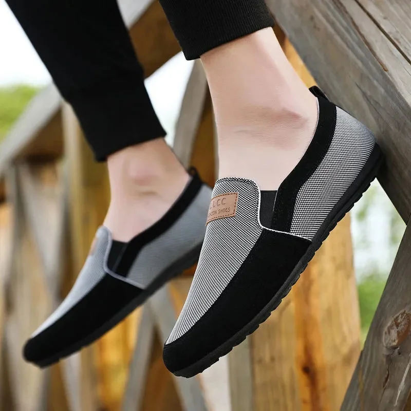 

Men Loafers Shoes Driving Fashion Boat Footwear Man Brand Canvas Moccasins Men'S Shoes Men Comfy Drive Men's Casual Shoes