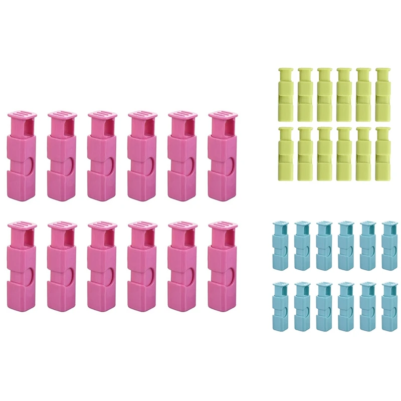 

Food Clips Plastic Bag Clips Used for Bread, Rice, Nuts, Beans, Dried Fruit Foods, freeze Bag and More 12Pack