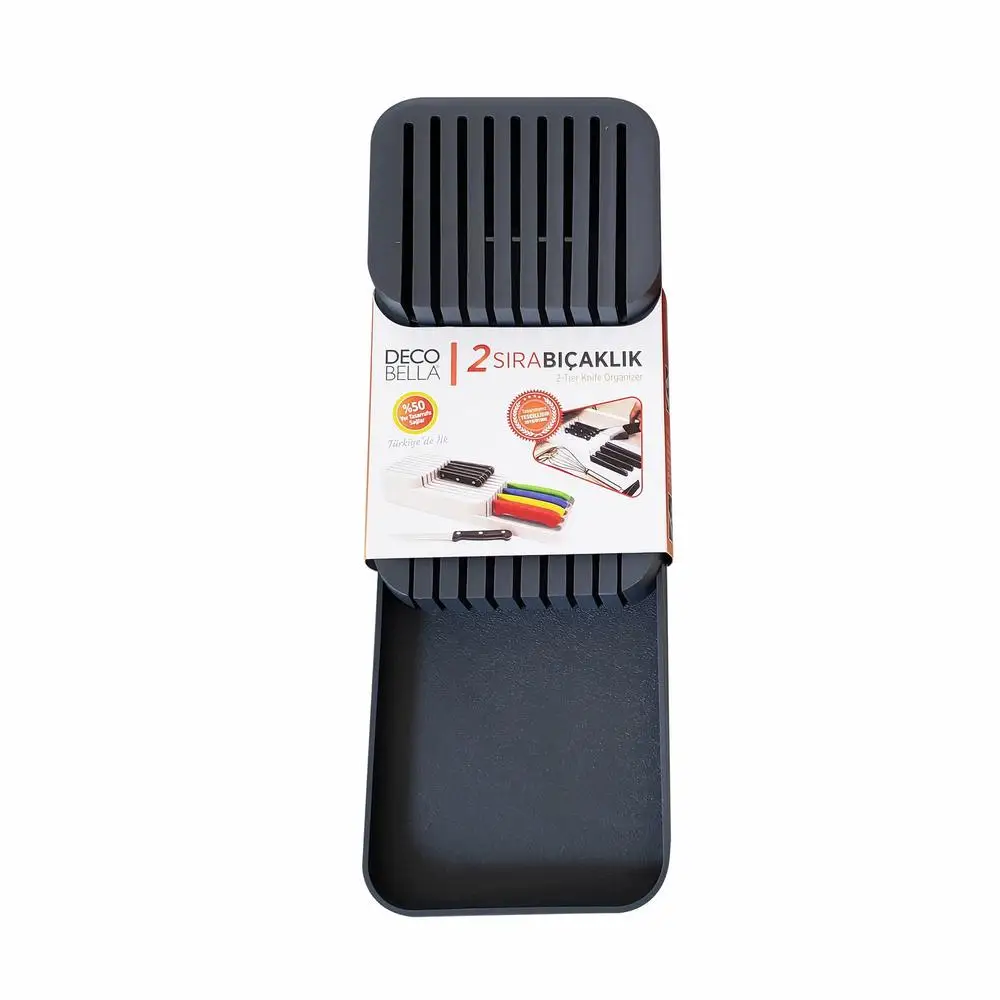 

Органайзер для держателя ножей, органайзер для искусственных ножей, емкость 18 ножей, экономия места на 50%, органайзер, который предотвращает...