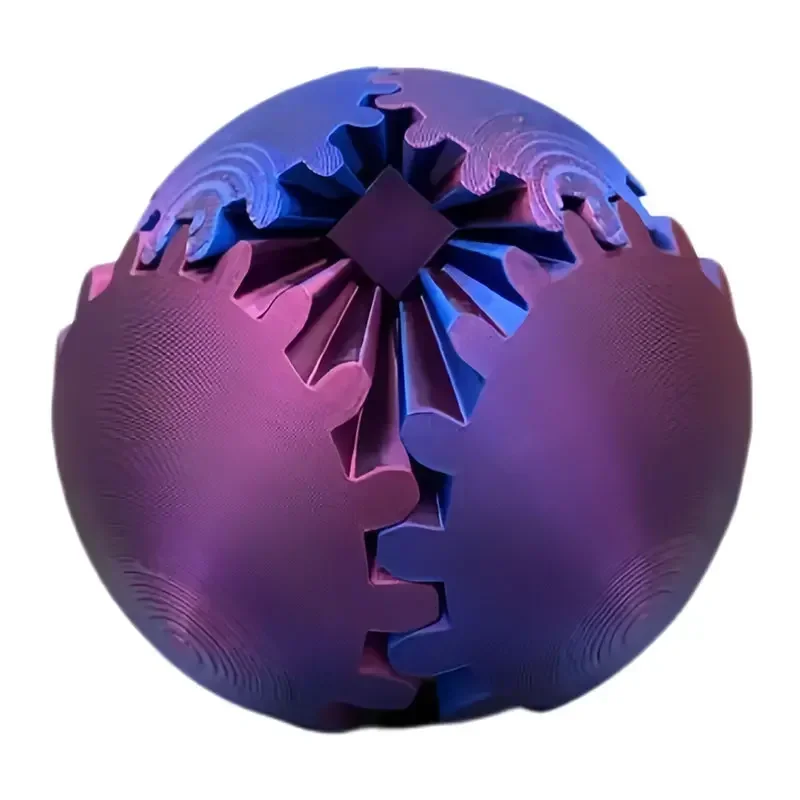 3D печатный шарик-шестерня Spin Ball Wonder Fidget Toy Gear Ball Fidget Toy Настольная игрушка для сенсорных потребностей и аутизмов (art.: 3920c8a0f43f0) - 3920c8a0f43f0