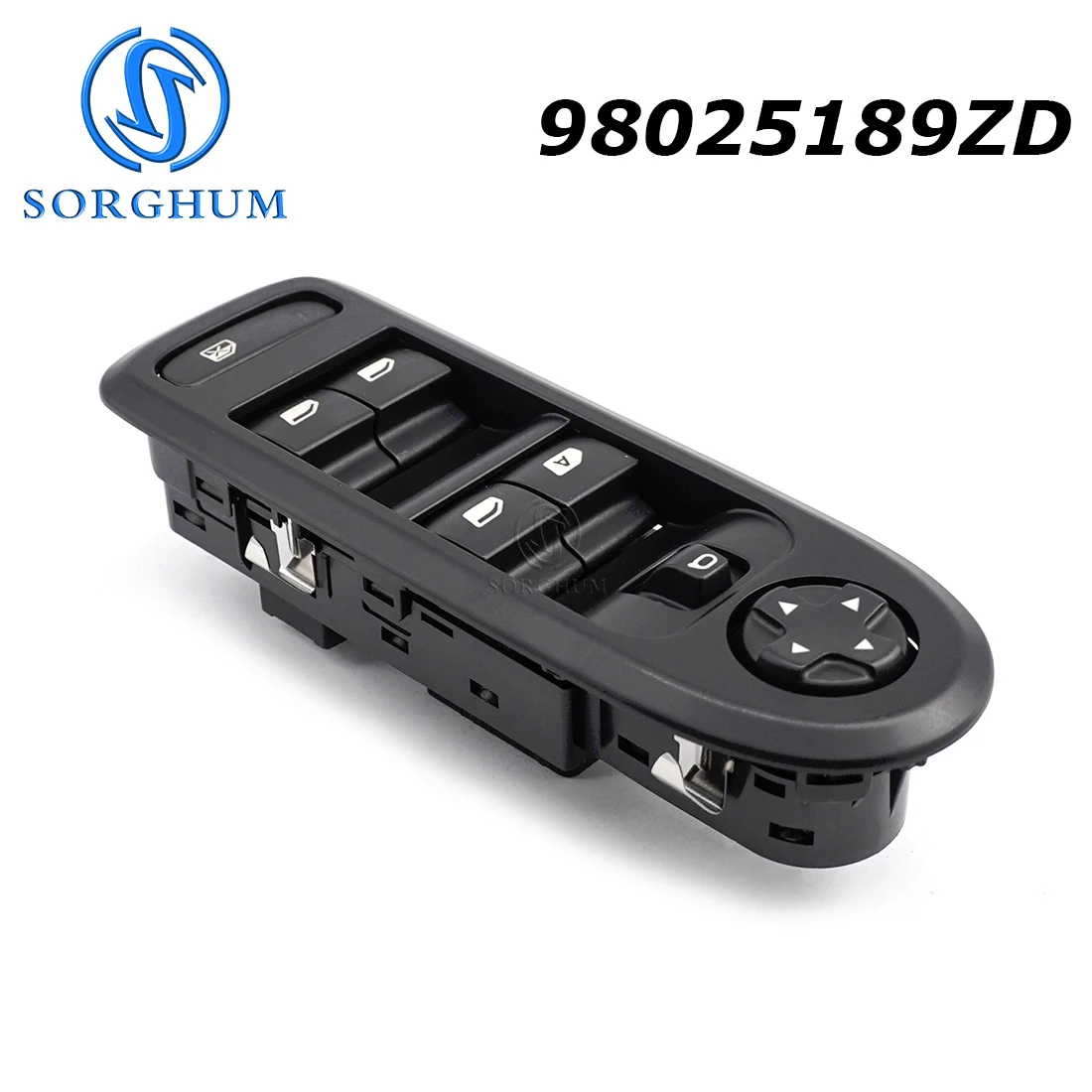 

SORGHUM 98025189ZD Electric Master Power Window Control Switch Mirror Button For Peugeot 301 2014-2017 98025201ZD Auto Part