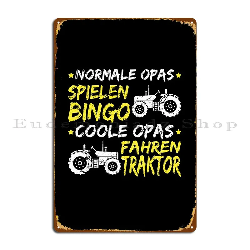 

Металлический плакат Landwirt Geschenk Opa, Настенный декор, картина для кинотеатра, персонализированный кинотеатр, жестяной плакат