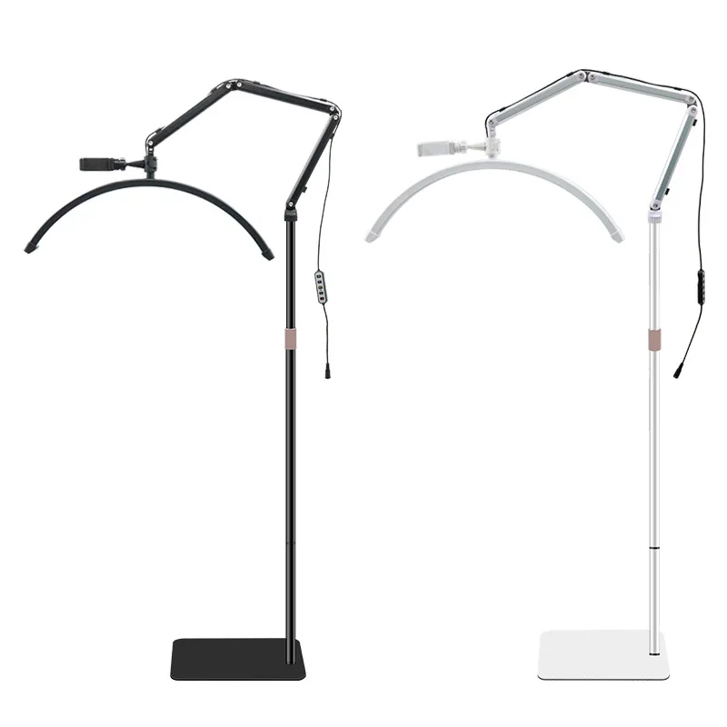 Напольный кольцевой светильник IWP для макияжа и стрима