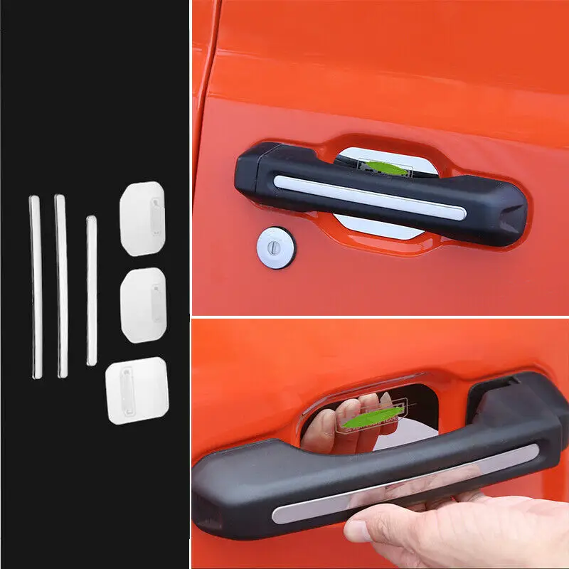 

Хромированная ручка для боковой двери и задней двери для Jeep Wrangler JL 2DR 2018-2020