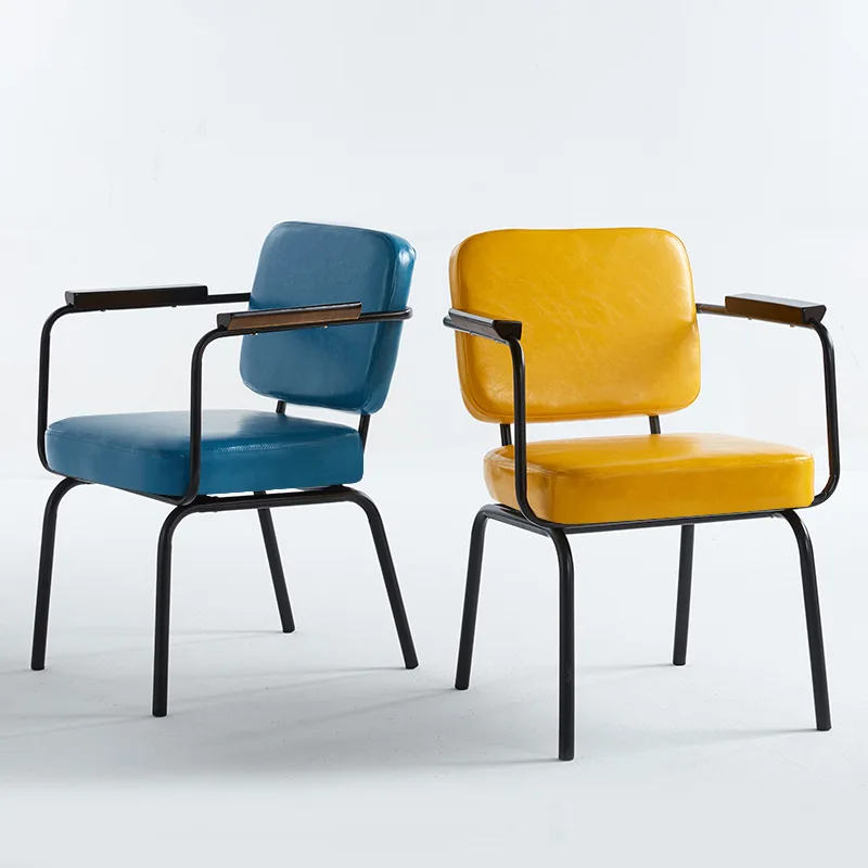 Американский Стул для гостиницы обеденный стул в стиле ретро из кованого железа