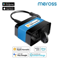 meross homekit outdoor smart eu plug wlan outdoor steckdose wi fi outlet for alexa google assistant smartthings
