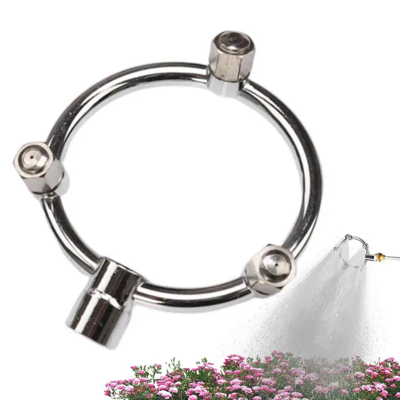 

Annular Nozzle Atomizing Porous Nozzles Garden Hose High Pressure Pump Sprayer Stainless Steel Adjustable Atomizing Nozzle For