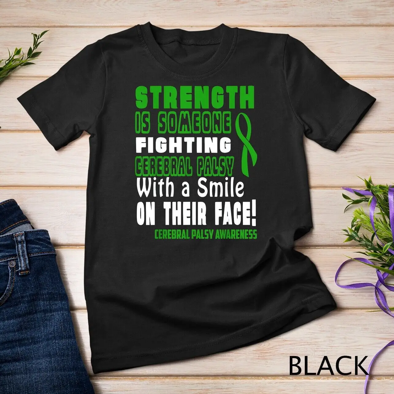 Футболка унисекс Support Cerebral Palsy Awareness
