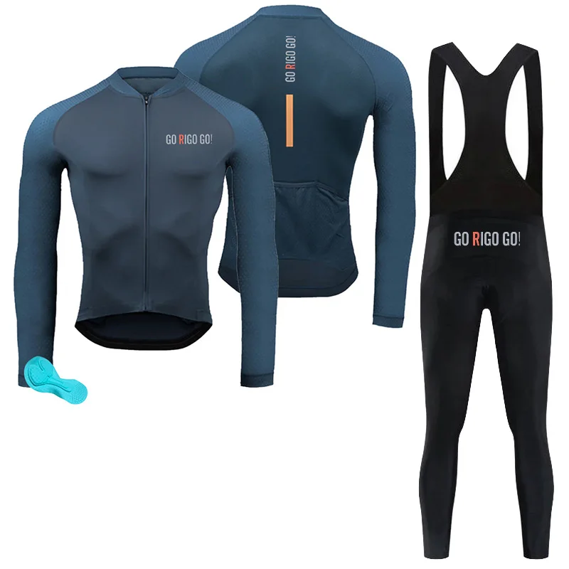 2024 осенний велосипедный комплект go rigo длинная Джерси велосипедная форма MTB