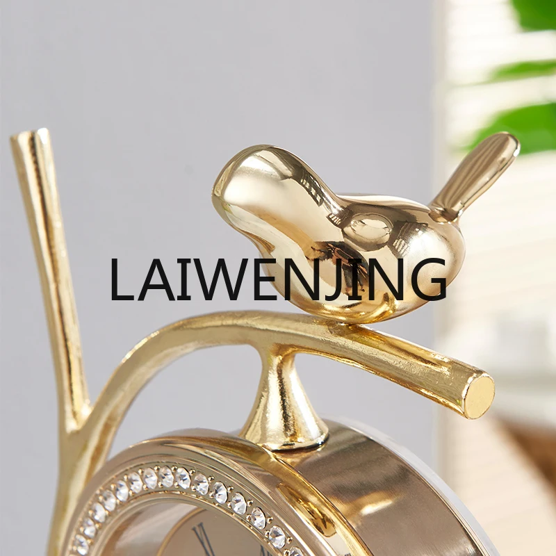 RWJ латунные часы украшение для гостиной настольные механические с орнаментом