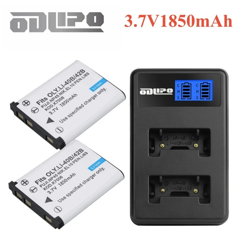 Зарядное устройство USB для Olympus FUJIFILM Fuji NP-45 NP45 NP45A 45B 45S EN-EL10