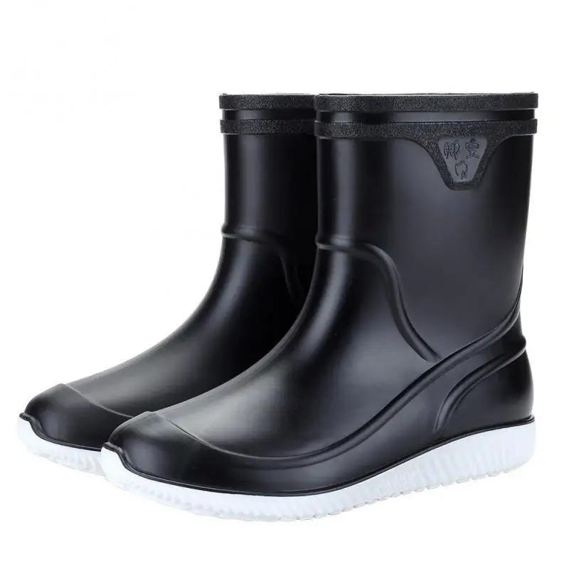 

Мужские непромокаемые ботинки до середины икры, длина 22 см