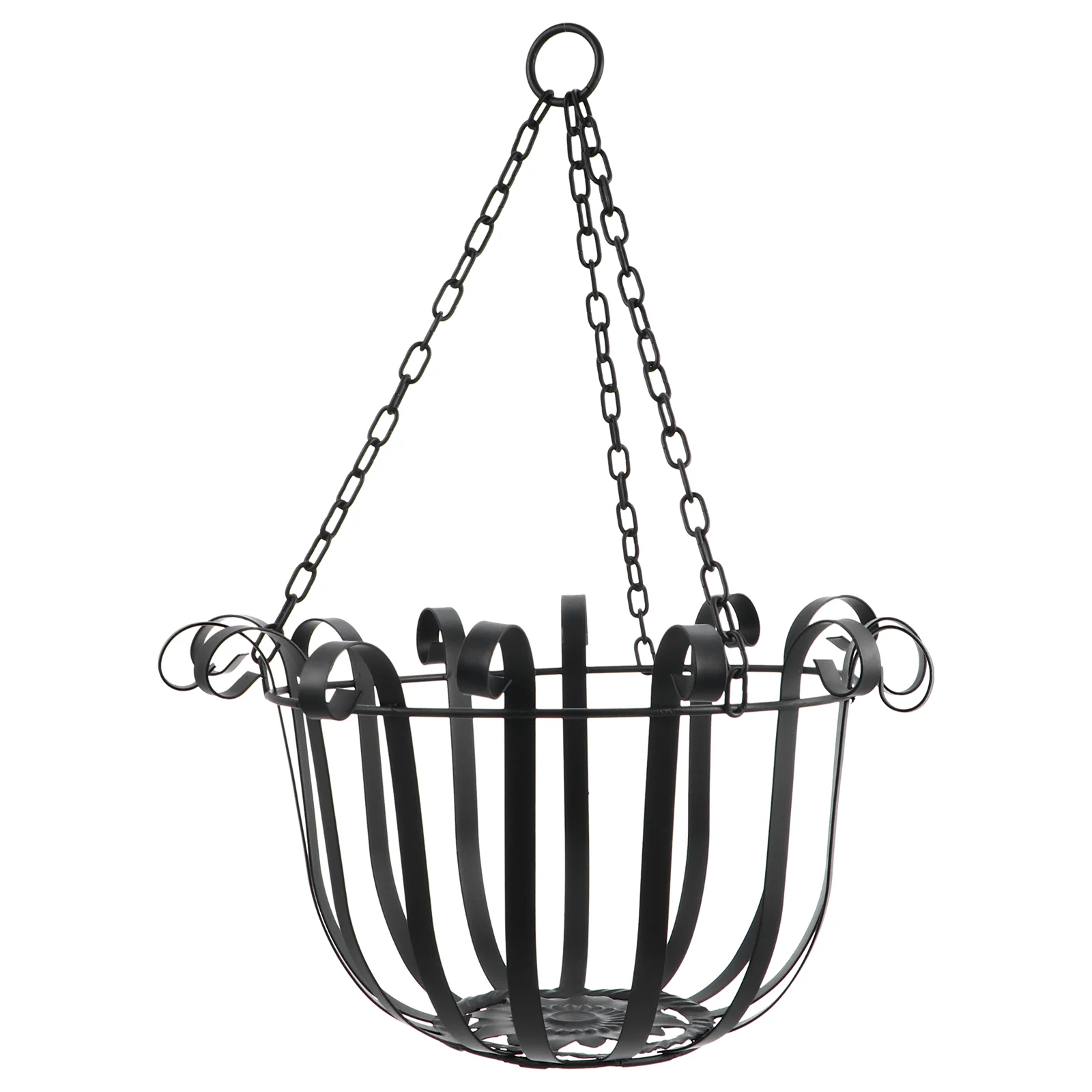 

Hanging Holder Planter Flower Metal Pot Railing Wire Basket Pots Shelf Balcony Baskets Stand Outdoor Wall Potted Indoor