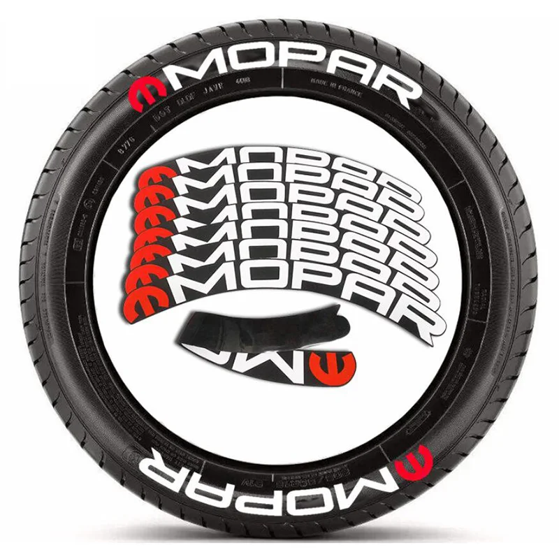 3D наклейка в виде букв для шин на колесо автомобильной шины мотоцикла s Mopar с